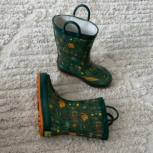 Western Chief Green Camp Print Rain Boots